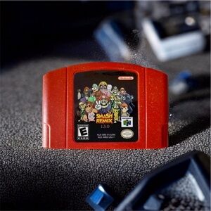 Nintendo Smash Remix Red Game Cartridge